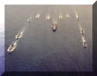 USS Ranger and her Battle group
